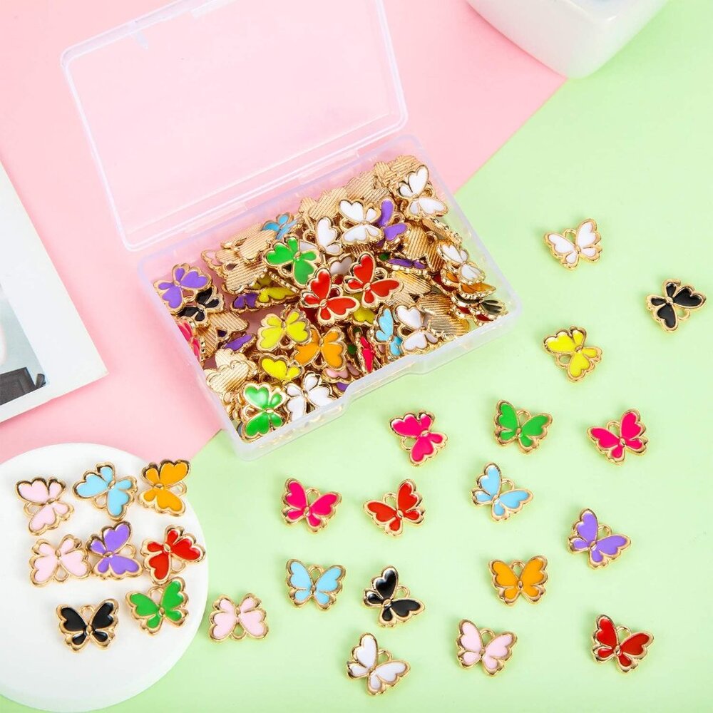 Butterfly Charms for Jewelry Making DIY Supplies - Picture 7 of 7